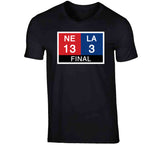LIII Scoreboard New England Football Fan T Shirt