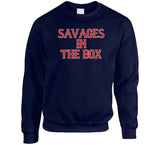 Savages In The Box Boston Baseball Fan T Shirt