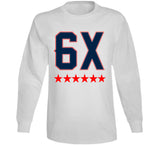 6 Time World Champs New England Football Fan T Shirt