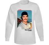 Retro Fleer 1983 Wade Boggs Rookie Card Baseball Fan T Shirt