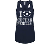 Cristian Penilla I Heart New England Soccer T Shirt