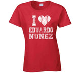 Eduardo Nunez I Heart Boston Baseball Fan T Shirt