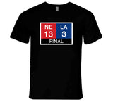 LIII Scoreboard New England Football Fan T Shirt