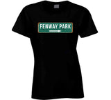 Fenway Park Sign Fan Boston Baseball Fan T Shirt