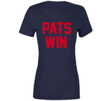 Pats Win New England Football Fan T Shirt