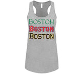 Boston Home Team Distressed Sports T Shirt