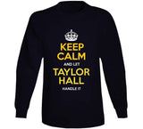 Taylor Hall Keep Calm Boston Hockey Fan T Shirt