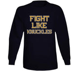 Fight Like Knuckles Chris Nilan Boston Hockey Fan T Shirt