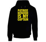 Patrice Bergeron Is My Captain Boston Hockey Fan T Shirt