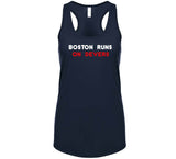 Boston Runs On Devers Boston Baseball Fan T Shirt