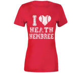 Heath Hembree I Heart Boston Baseball Fan T Shirt