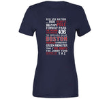 The Legend Of Boston Banner Boston Baseball Fan V2 T Shirt