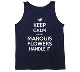 Marquis Flowers Keep Calm New England Football Fan T Shirt
