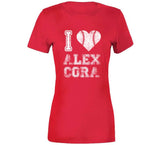 Alex Cora I Heart Boston Baseball Fan T Shirt