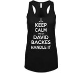 David Backes Keep Calm Boston Hockey Fan T Shirt