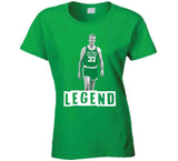 Larry Legend Bird GOAT Boston Basketball Fan T Shirt
