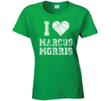 Marcus Morris I Heart Boston Basketball Fan T Shirt