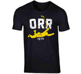 Bobby Orr Score And Soar Distressed Boston Hockey Fan T Shirt