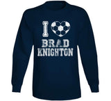 Brad Knighton I Heart New England Soccer T Shirt