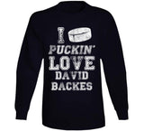 David Backes I Love Boston Hockey Fan T Shirt