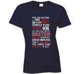 The Legend Of Boston Banner Boston Baseball Fan V2 T Shirt