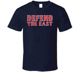 Defend The East Boston Baseball Fan Distressed T Shirt