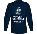 Vincent Valentine Keep Calm New England Football Fan T Shirt