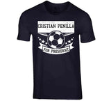 Cristian Penilla For President New England Soccer T Shirt