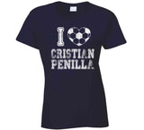 Cristian Penilla I Heart New England Soccer T Shirt