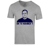 Bill Belichick On to Number 7 New England Football Fan T Shirt