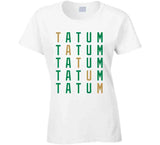 Jayson Tatum X5 Boston Basketball Fan V6 T Shirt