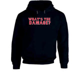 Whats The Damage Boston Baseball Fan T Shirt