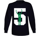 Kevin Garnett Number 5 Retirement Boston Basketball Fan v3 T Shirt