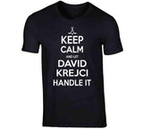 David Krejci Keep Calm Boston Hockey Fan T Shirt