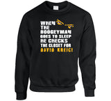 David Krejci Boogeyman Boston Hockey Fan T Shirt