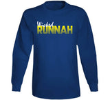 Boston Marathon inspired 26.2 miles City Wicked Runnah V4 T Shirt