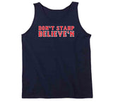 Dont Stop Believen Boston Baseball Fan Distressed T Shirt