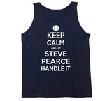 Steve Pearce Keep Calm Boston Baseball Fan T Shirt