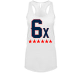 6 Time World Champs New England Football T Shirt