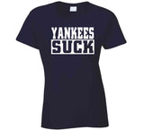 Yankees Suck Boston Baseball Fan T Shirt