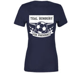 Teal Bunbury For President New England Soccer T Shirt