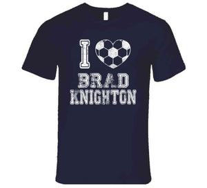 Brad Knighton I Heart New England Soccer T Shirt