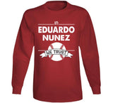 Eduardo Nunez We Trust Boston Baseball Fan T Shirt