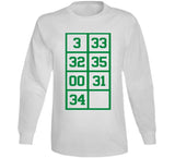 Paul Pierce The Truth 34 Retired Numbers Boston Basketball Fan T Shirt