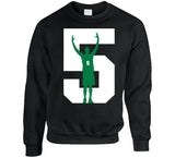 Kevin Garnett Number 5 Retirement Boston Basketball Fan v3 T Shirt