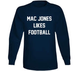 Mac Jones Likes Football New England Football Fan V2 T Shirt