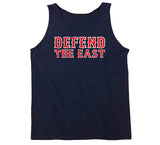 Defend The East Boston Baseball Fan Distressed T Shirt