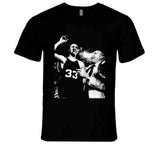 Retro Larry Bird and Red Boston Basketball Fan T Shirt
