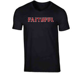 Boston Faithful Baseball Fan Distressed T Shirt