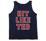Hit Like Ted Boston Baseball Ted Williams Sports Fan T Shirt